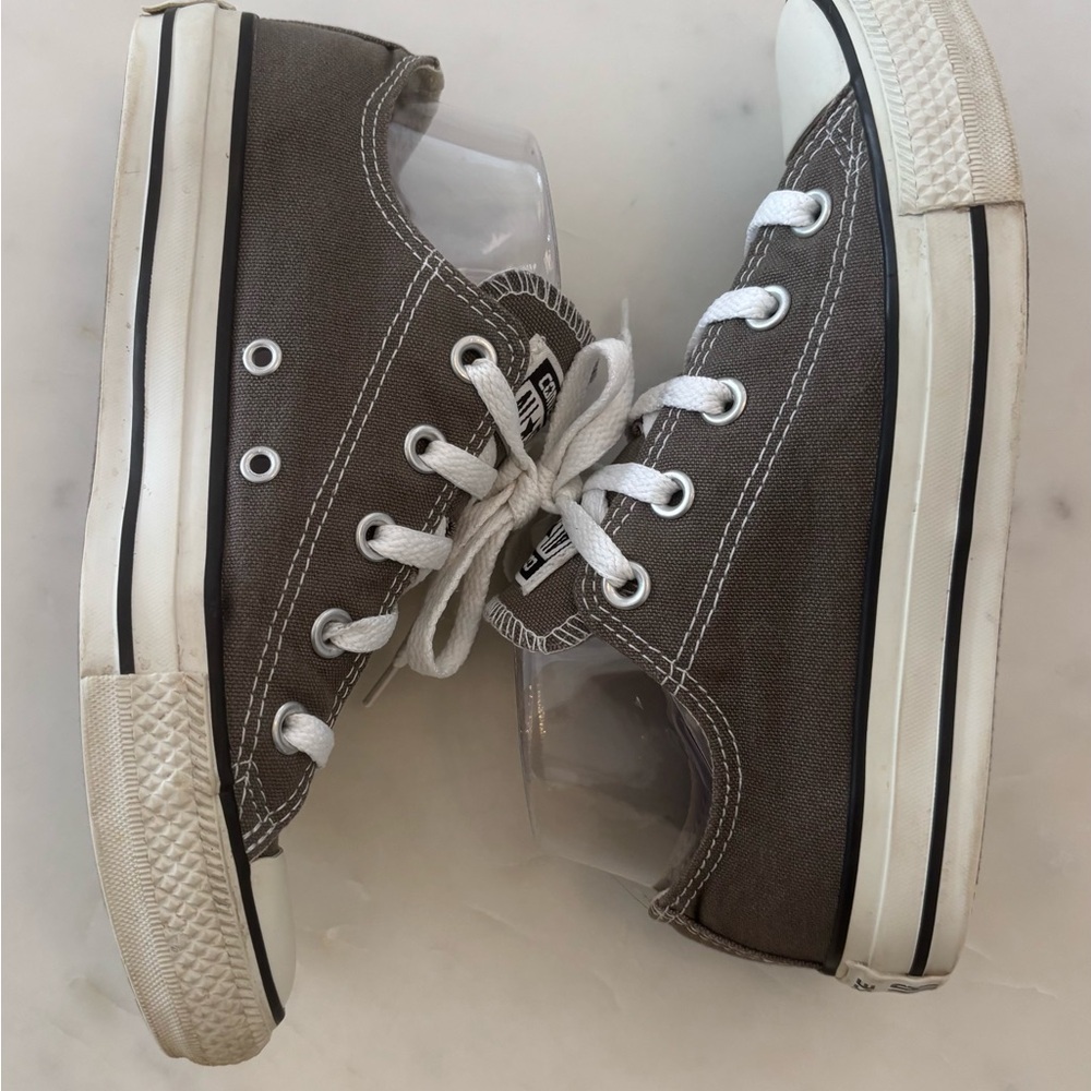 Converse all star low top sneaker Gray size 6 - Picture 4 of 10